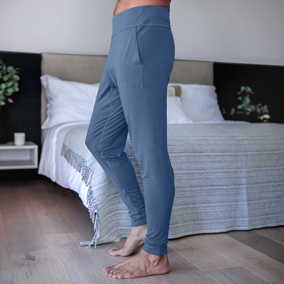 Pyjamahose für sensible Haut || Ocean blue