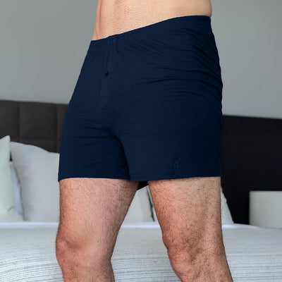 Nachhaltiges Pyjama Herren || Midnight blue